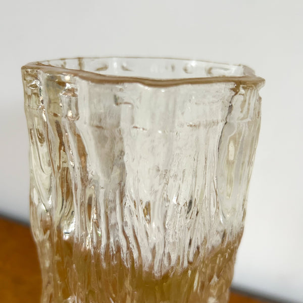 RAVENHEAD BARK GLASS VASE