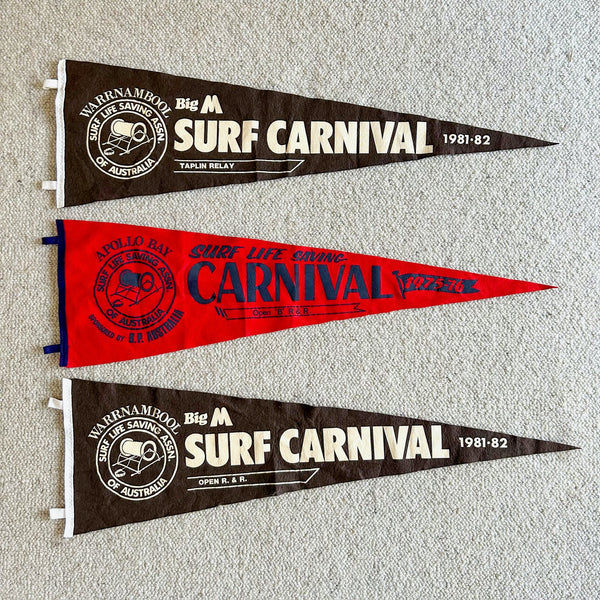 70s/80s SURF CARNIVAL PENNANTS