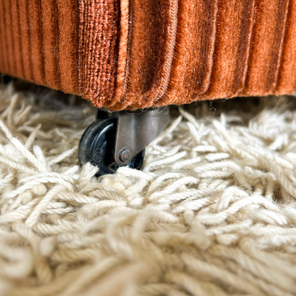 BROWN STRIPE VELOUR ARMCHAIRS - HEY JUDE WORKSHOP • Vintage furniture & objects Melbourne