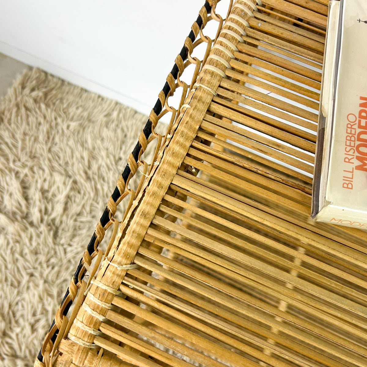 CANE SIDE TABLE / CONSOLE