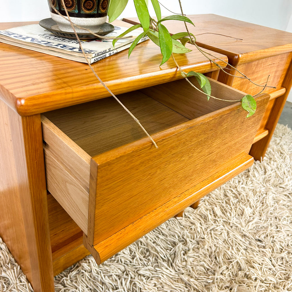 BEDSIDE DRAWERS PAIR - HEY JUDE WORKSHOP • Vintage furniture & objects Melbourne