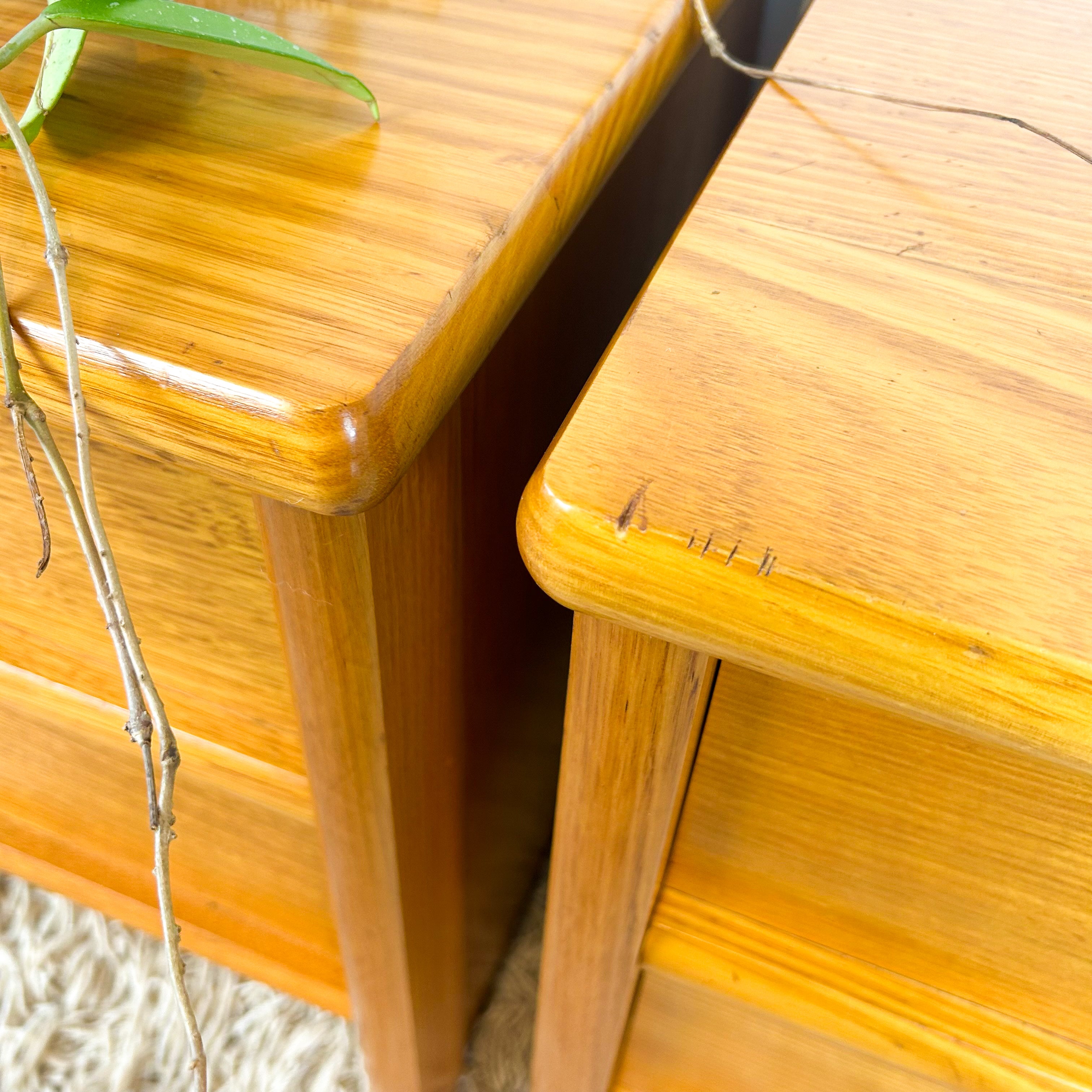 BEDSIDE DRAWERS PAIR - HEY JUDE WORKSHOP • Vintage furniture & objects Melbourne