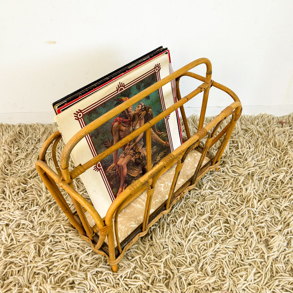 CANE MAGAZINE RACK - HEY JUDE WORKSHOP • Vintage furniture & objects Melbourne
