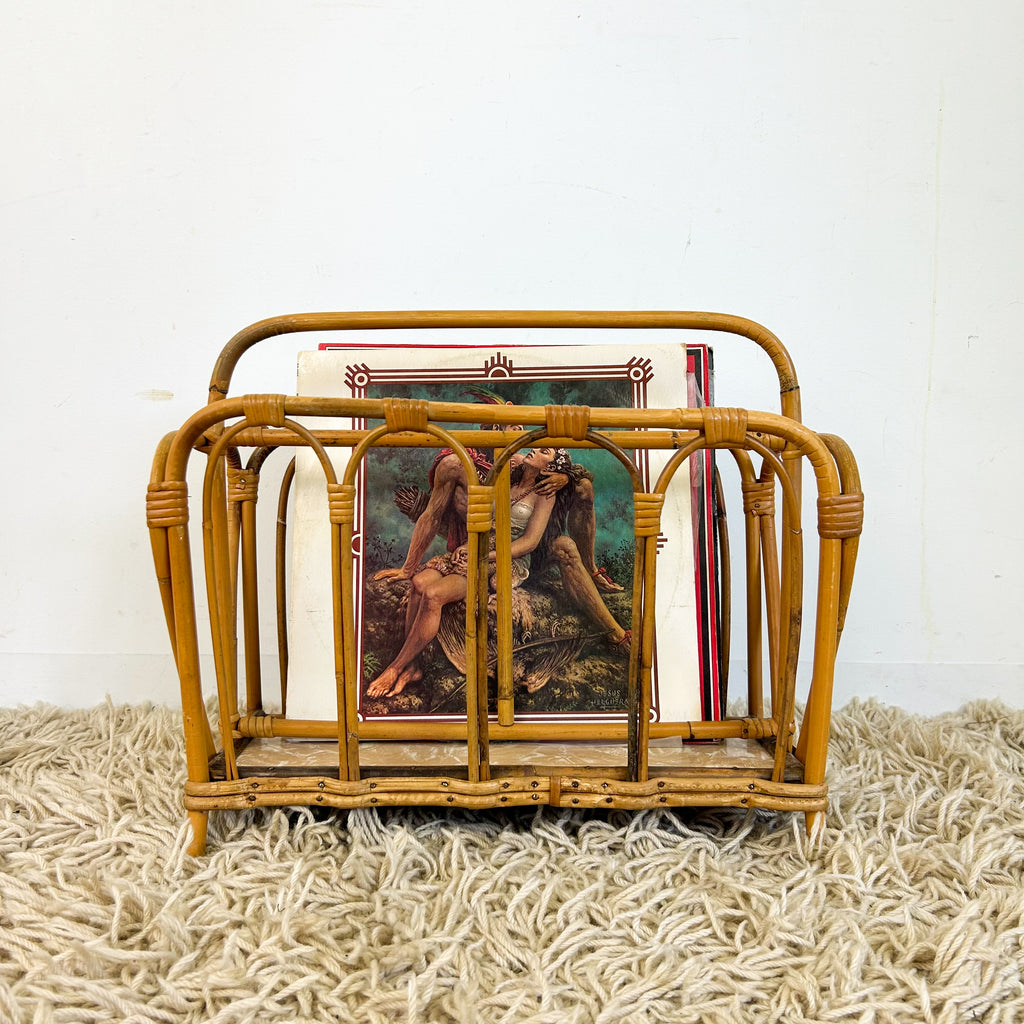 CANE MAGAZINE RACK - HEY JUDE WORKSHOP • Vintage furniture & objects Melbourne