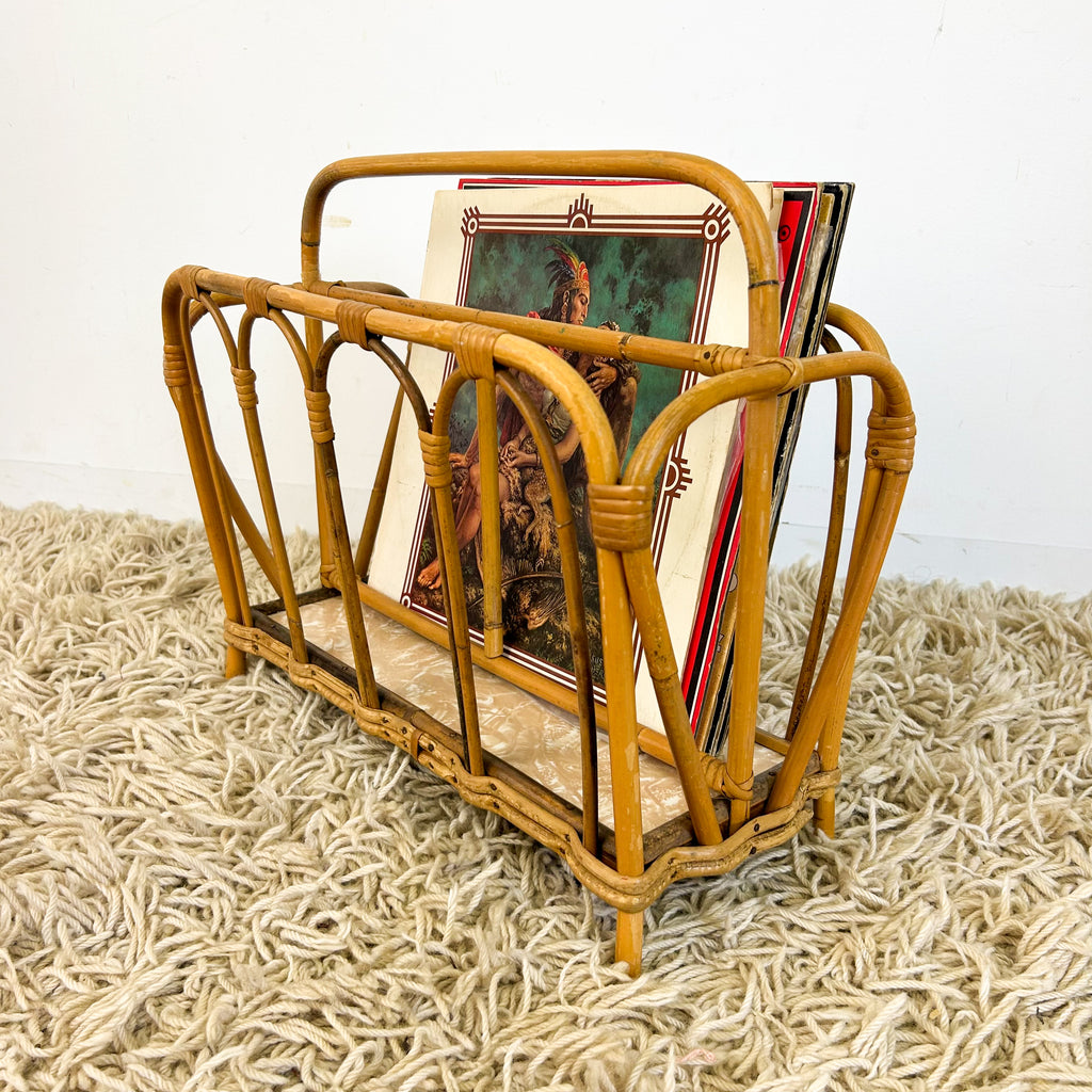 CANE MAGAZINE RACK - HEY JUDE WORKSHOP • Vintage furniture & objects Melbourne