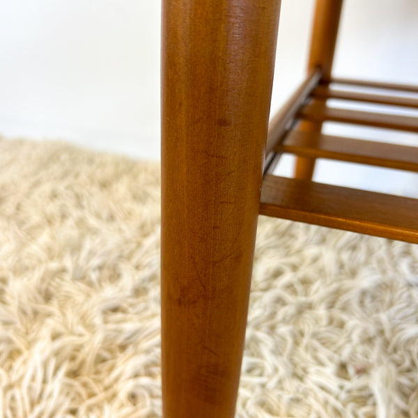 COFFEE TABLE WITH SLATTED MAGAZINE RACK - HEY JUDE WORKSHOP • Vintage furniture & objects Melbourne