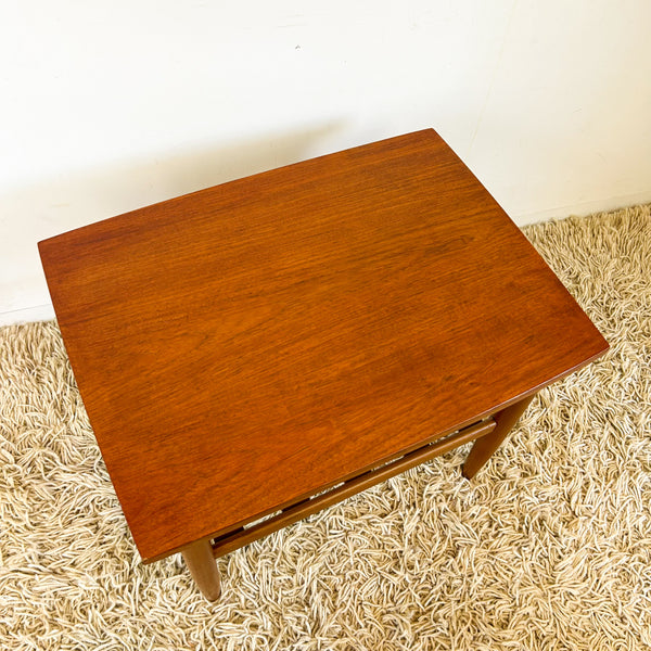 COFFEE TABLE WITH SLATTED MAGAZINE RACK - HEY JUDE WORKSHOP • Vintage furniture & objects Melbourne