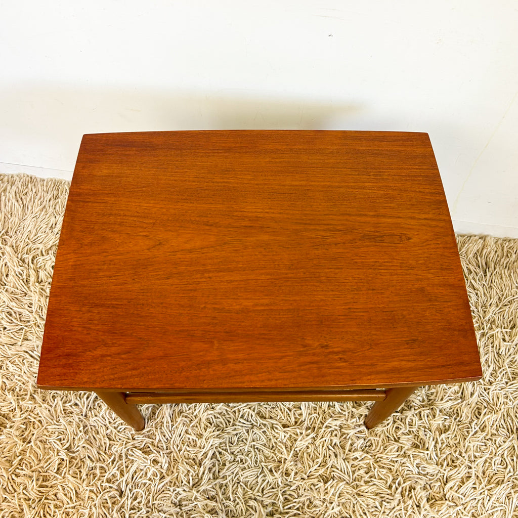 COFFEE TABLE WITH SLATTED MAGAZINE RACK - HEY JUDE WORKSHOP • Vintage furniture & objects Melbourne