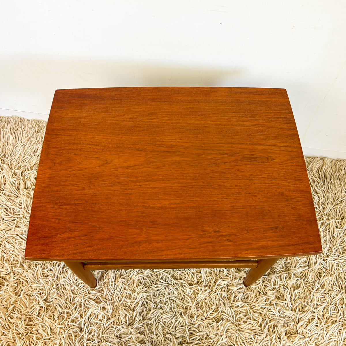 COFFEE TABLE WITH SLATTED MAGAZINE RACK - HEY JUDE WORKSHOP • Vintage furniture & objects Melbourne