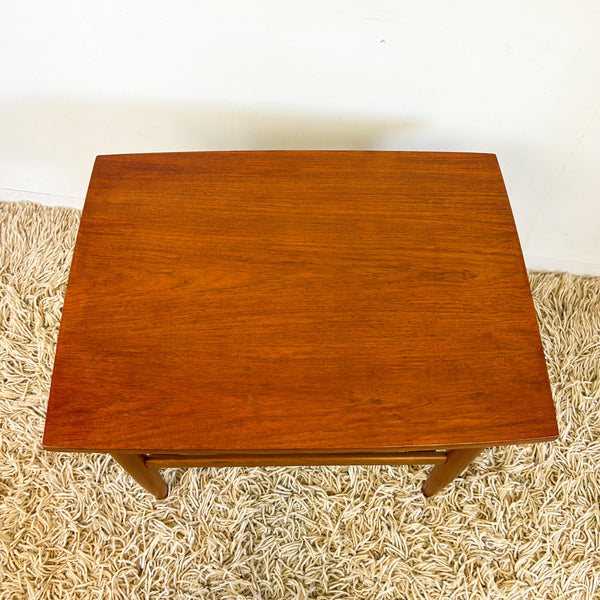 COFFEE TABLE WITH SLATTED MAGAZINE RACK - HEY JUDE WORKSHOP • Vintage furniture & objects Melbourne