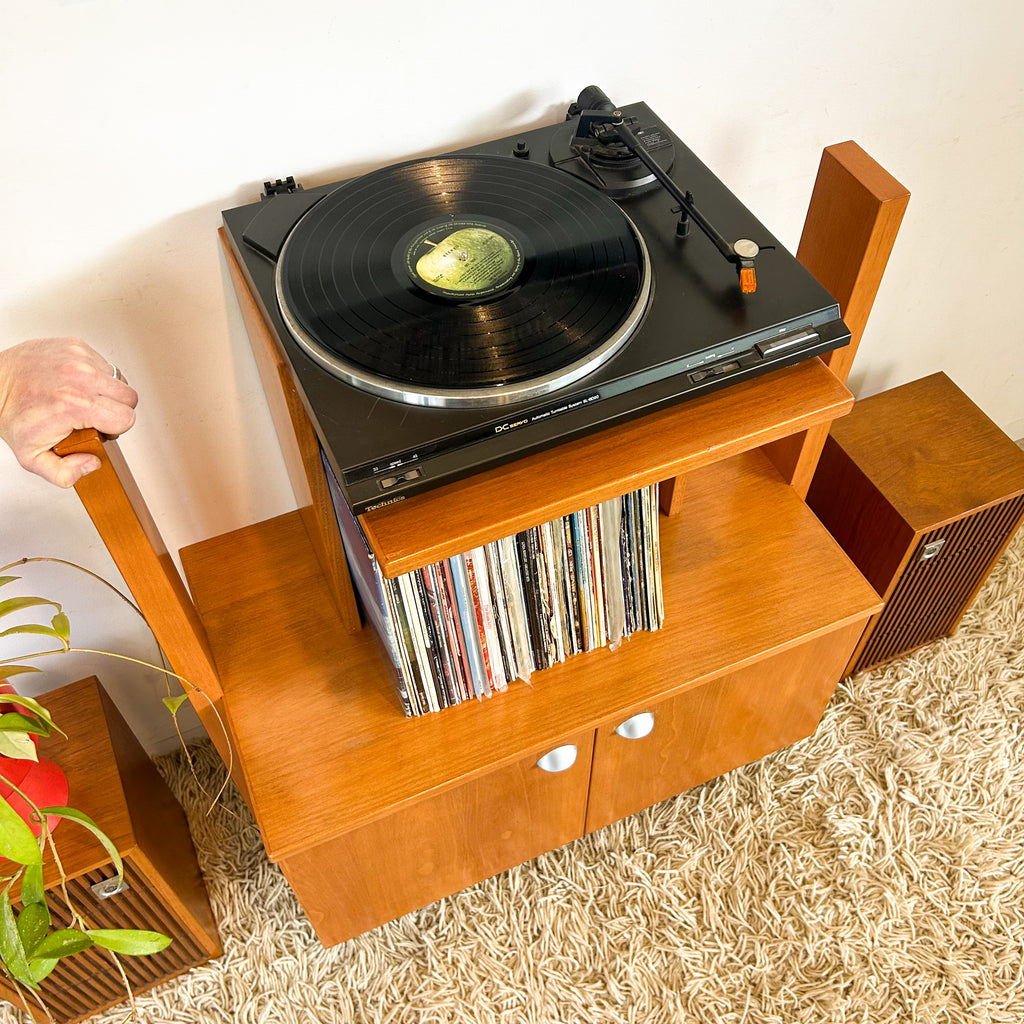WALL MOUNTED STEREO CABINET - HEY JUDE WORKSHOP • Vintage furniture & objects Melbourne