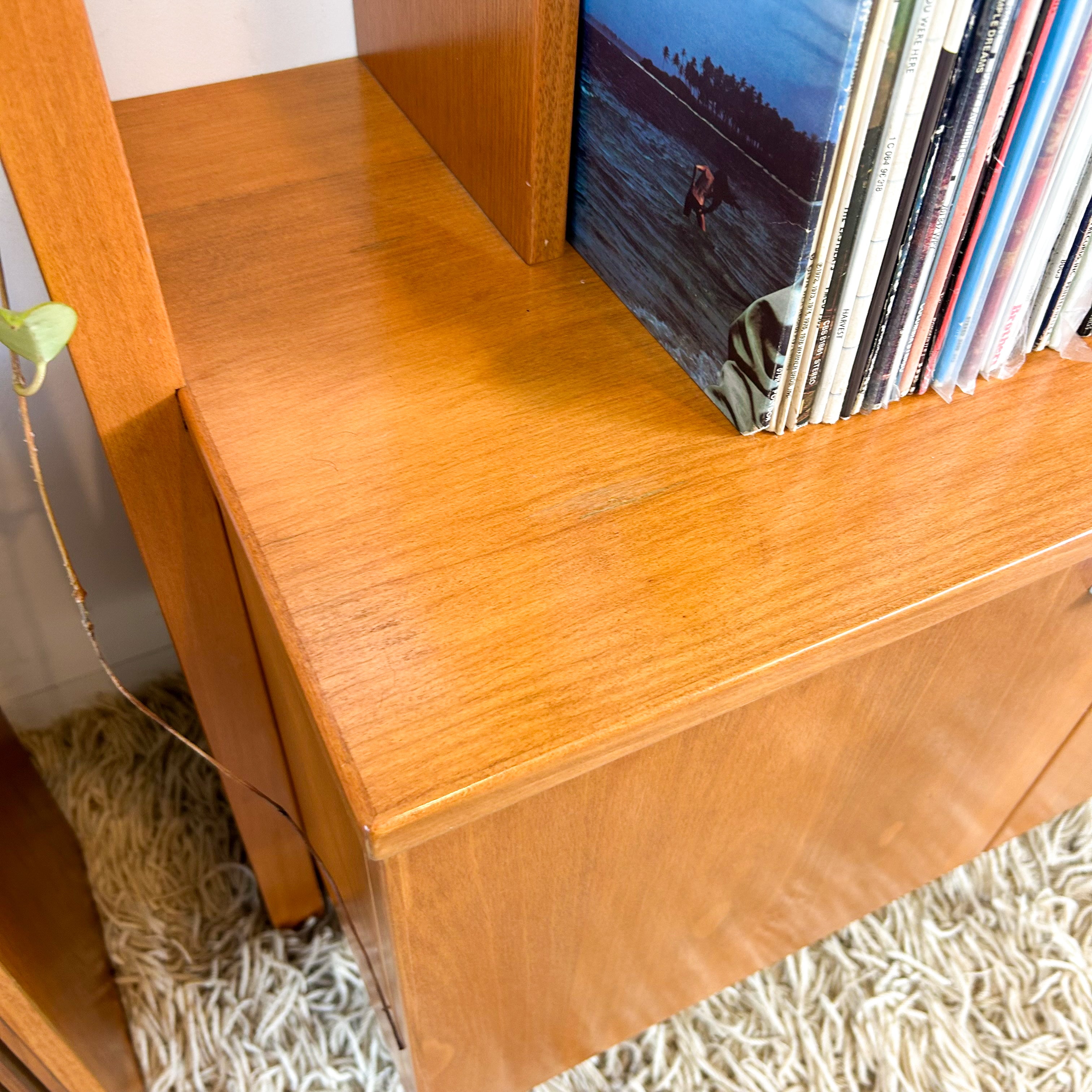 WALL MOUNTED STEREO CABINET - HEY JUDE WORKSHOP • Vintage furniture & objects Melbourne