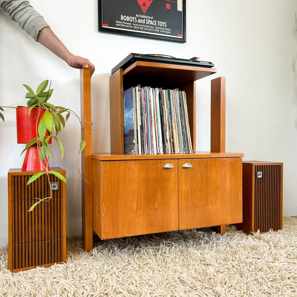 WALL MOUNTED STEREO CABINET - HEY JUDE WORKSHOP • Vintage furniture & objects Melbourne