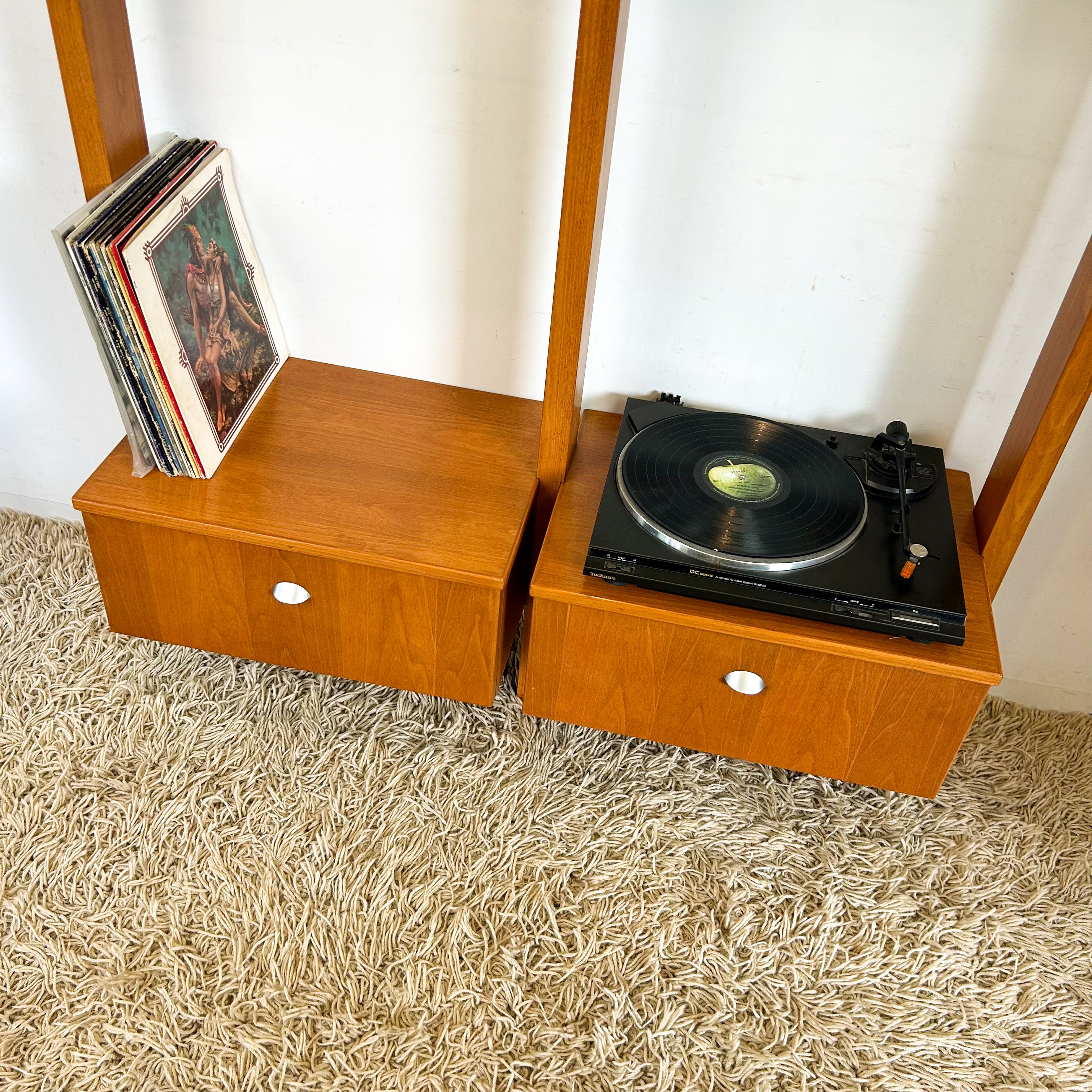 WALL MOUNTED SHELVING UNIT - HEY JUDE WORKSHOP • Vintage furniture & objects Melbourne