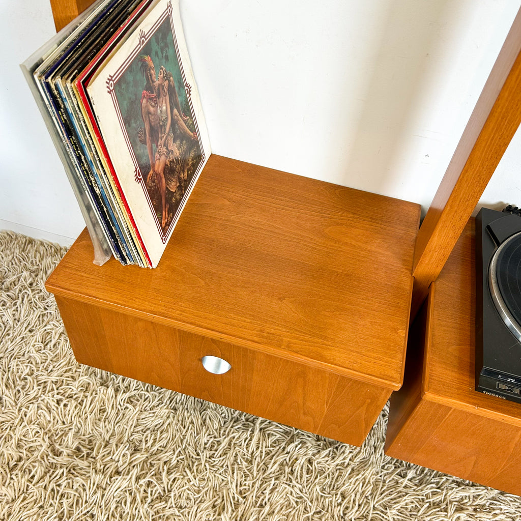 WALL MOUNTED SHELVING UNIT - HEY JUDE WORKSHOP • Vintage furniture & objects Melbourne