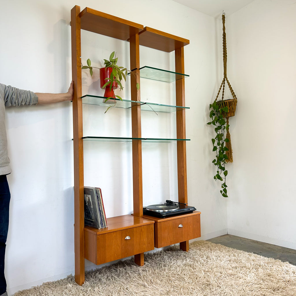 WALL MOUNTED SHELVING UNIT - HEY JUDE WORKSHOP • Vintage furniture & objects Melbourne
