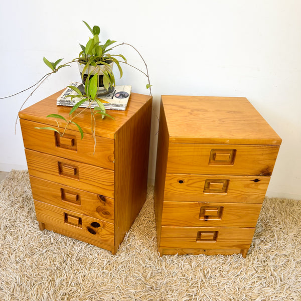 ALROB BEDSIDE DRAWERS - HEY JUDE WORKSHOP • Vintage furniture & objects Melbourne