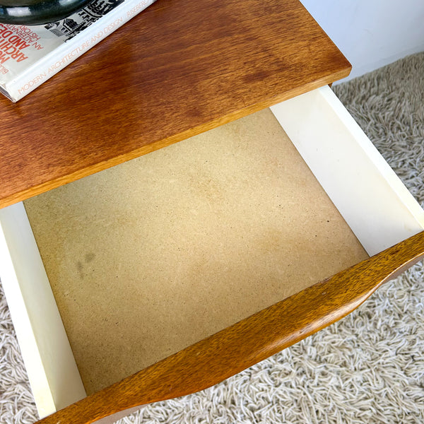 BEDSIDE DRAWERS WITH WAVE HANDLES (SINGLE)