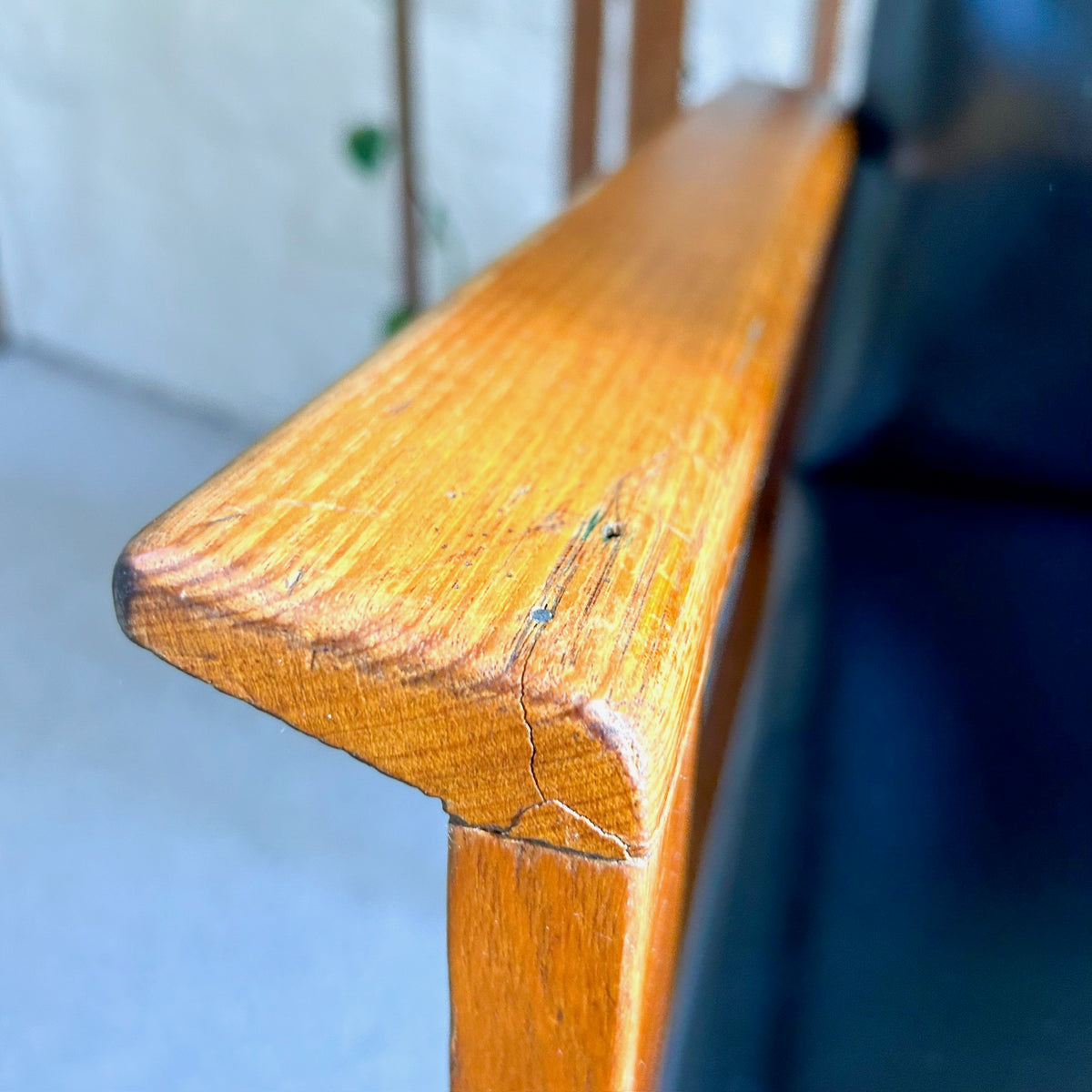 BLACK VINYL CHAIR - HEY JUDE WORKSHOP • Vintage furniture & objects Melbourne