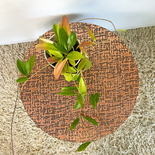 COPPER TOP SIDE TABLE