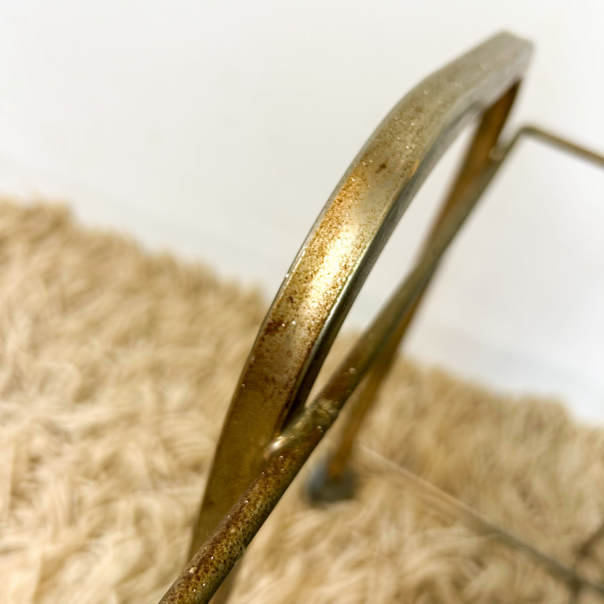 BRASS VINYL RECORD RACK - HEY JUDE WORKSHOP • Vintage furniture & objects Melbourne