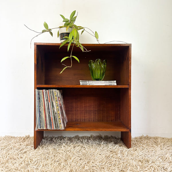 SMALL HARDWOOD BOOKCASE