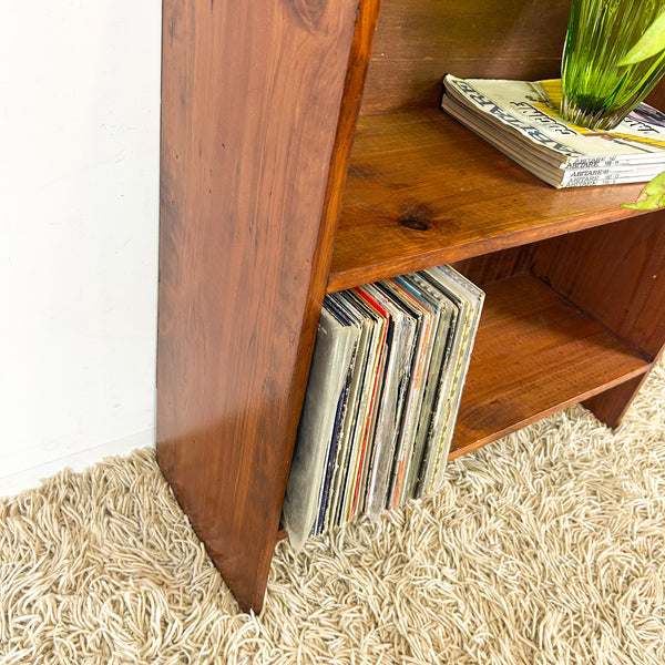 SMALL HARDWOOD BOOKCASE