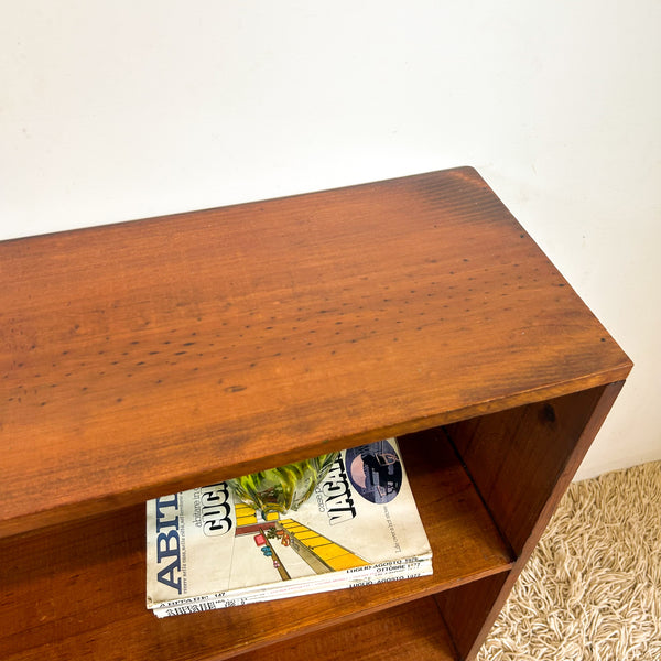 SMALL HARDWOOD BOOKCASE