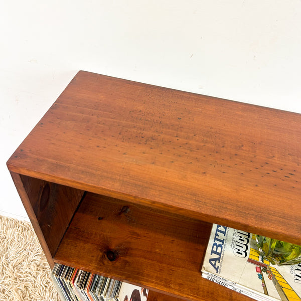 SMALL HARDWOOD BOOKCASE