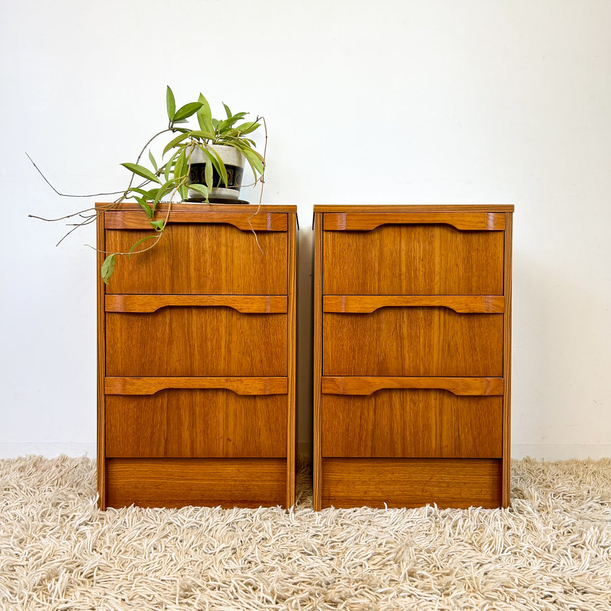 BEDSIDE DRAWERS PAIR - HEY JUDE WORKSHOP • Vintage furniture & objects Melbourne