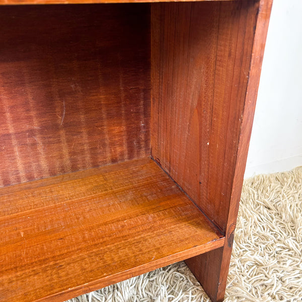 SMALL HARDWOOD BOOKCASE