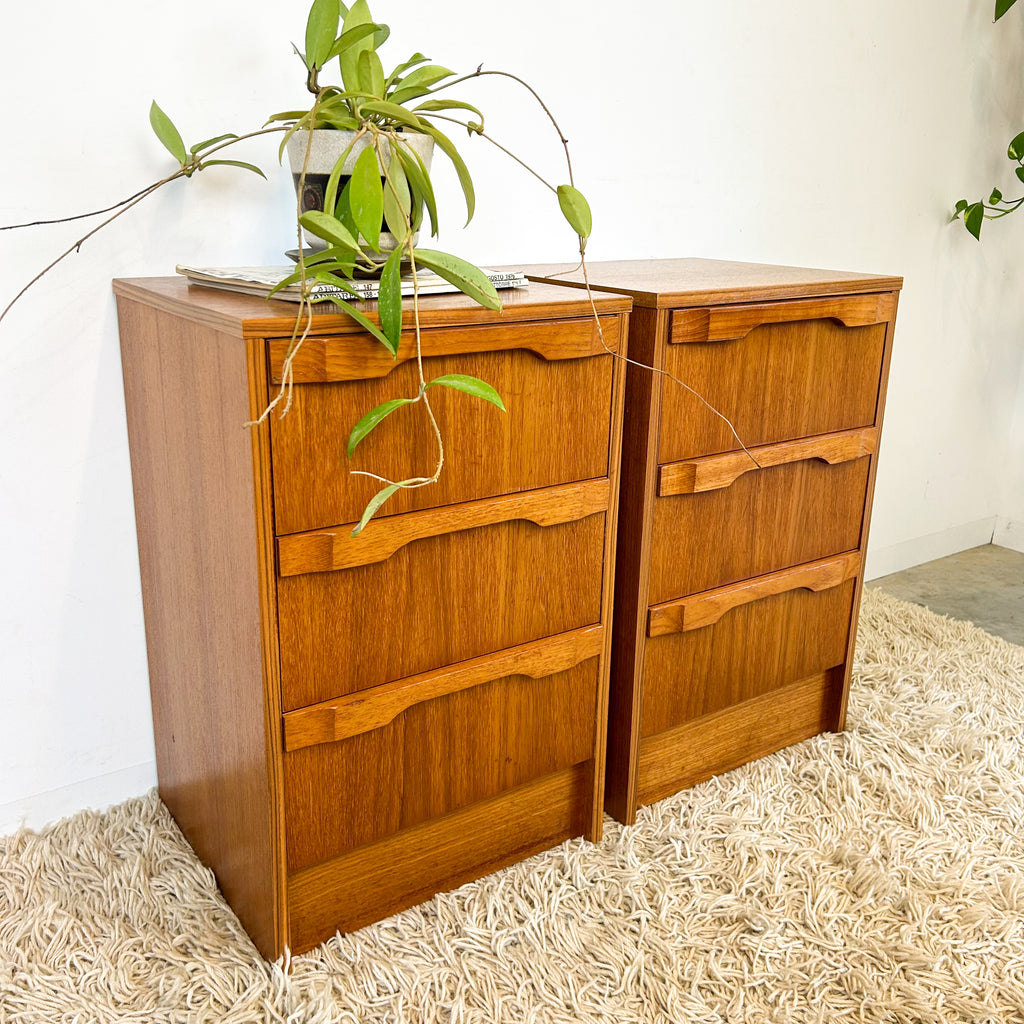 BEDSIDE DRAWERS PAIR - HEY JUDE WORKSHOP • Vintage furniture & objects Melbourne