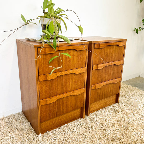 BEDSIDE DRAWERS PAIR - HEY JUDE WORKSHOP • Vintage furniture & objects Melbourne