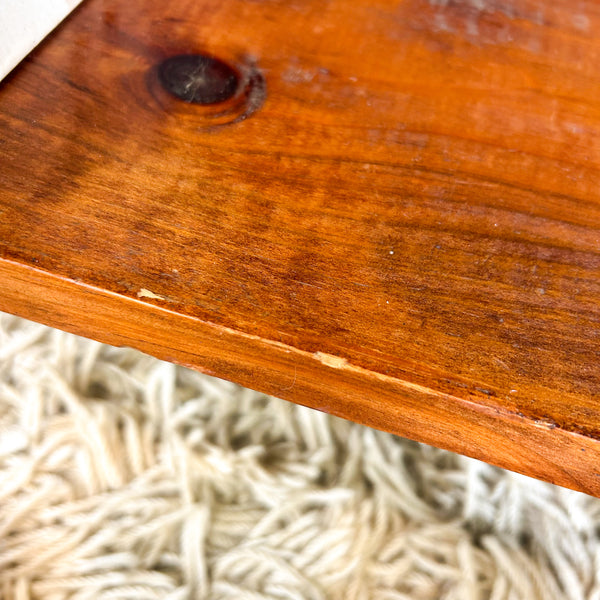 SMALL HARDWOOD BOOKCASE