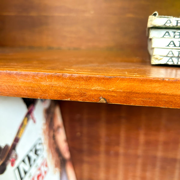 SMALL HARDWOOD BOOKCASE