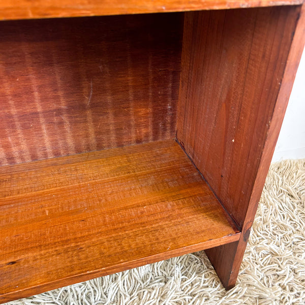 SMALL HARDWOOD BOOKCASE