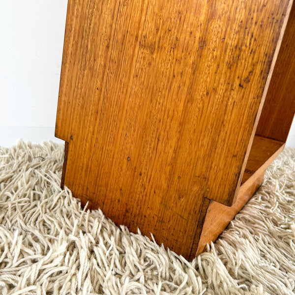 WOODEN BEDSIDE TABLE