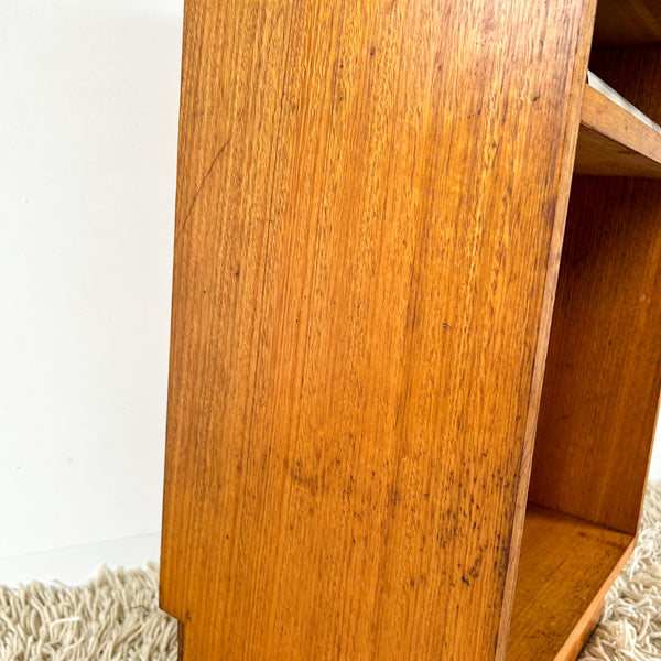 WOODEN BEDSIDE TABLE