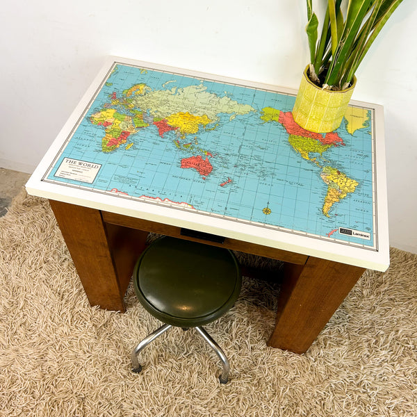 WORLD MAP DESK