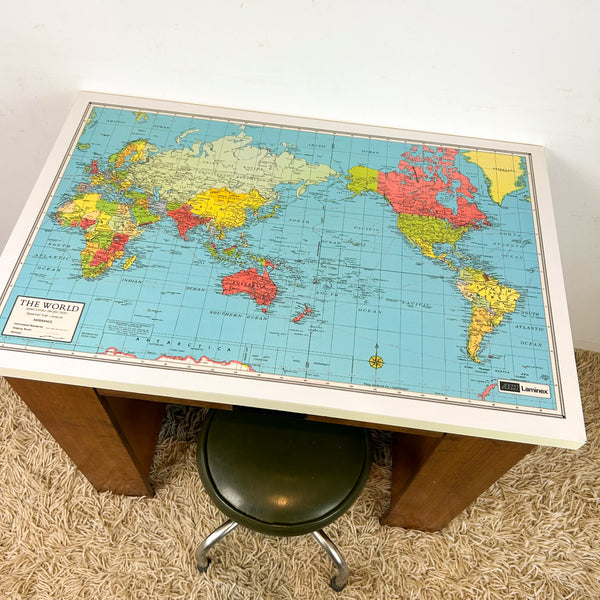 WORLD MAP DESK