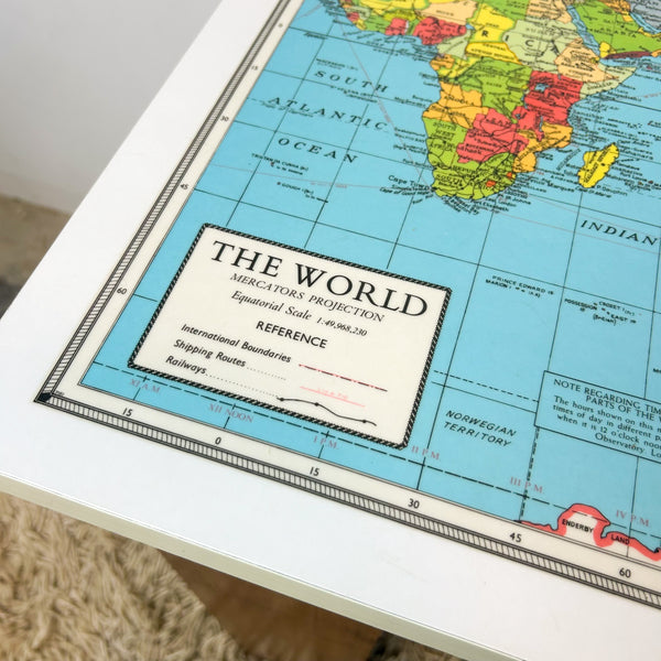 WORLD MAP DESK