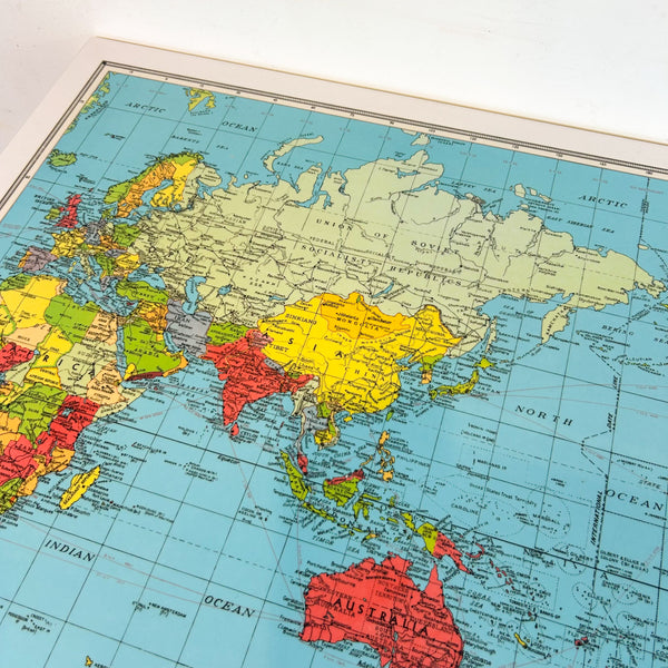 WORLD MAP DESK