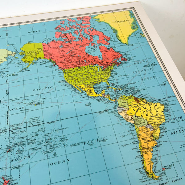 WORLD MAP DESK