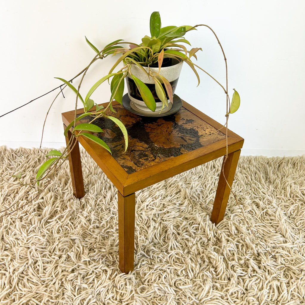 BURL SIDE TABLE - HEY JUDE WORKSHOP • Vintage furniture & objects Melbourne