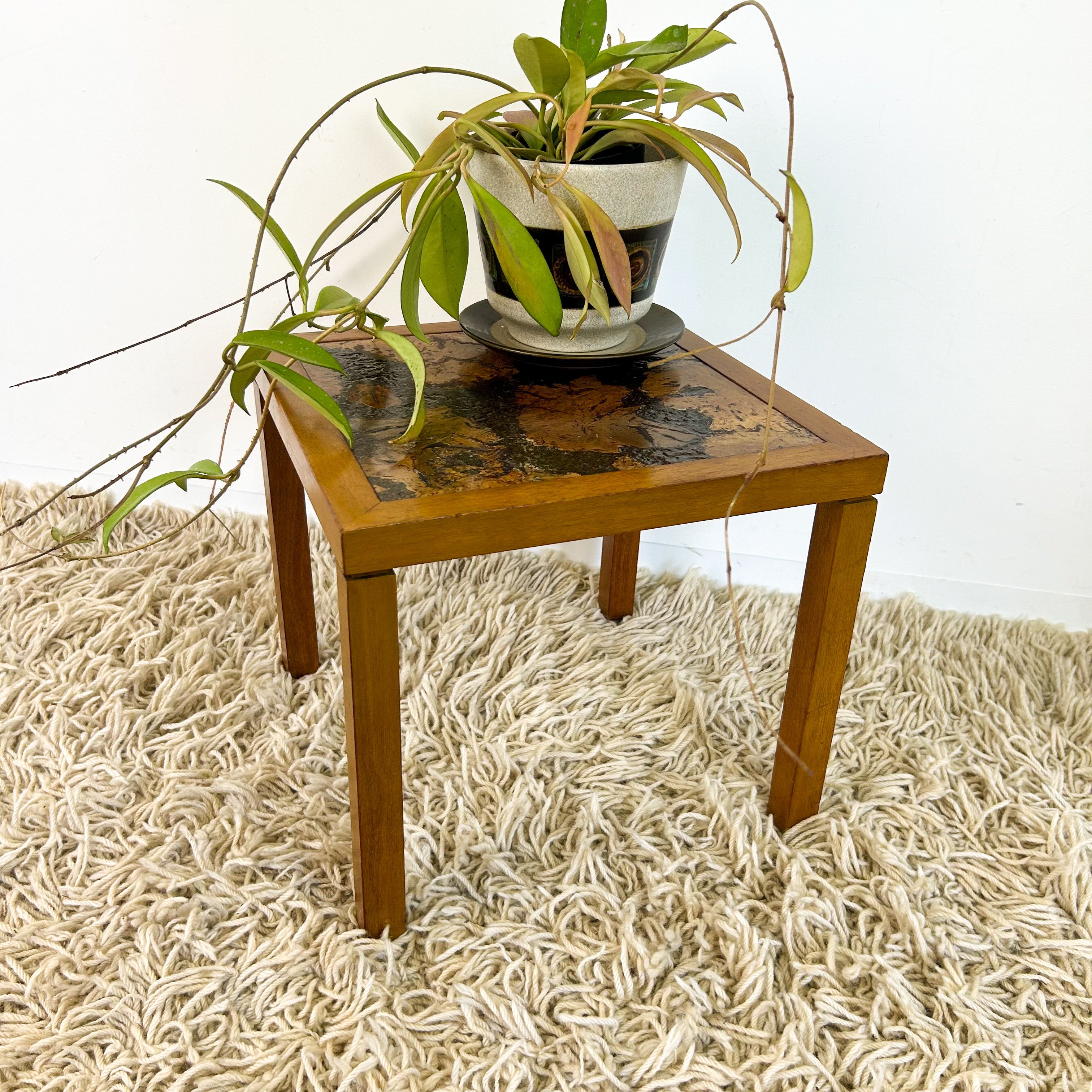 BURL SIDE TABLE - HEY JUDE WORKSHOP • Vintage furniture & objects Melbourne
