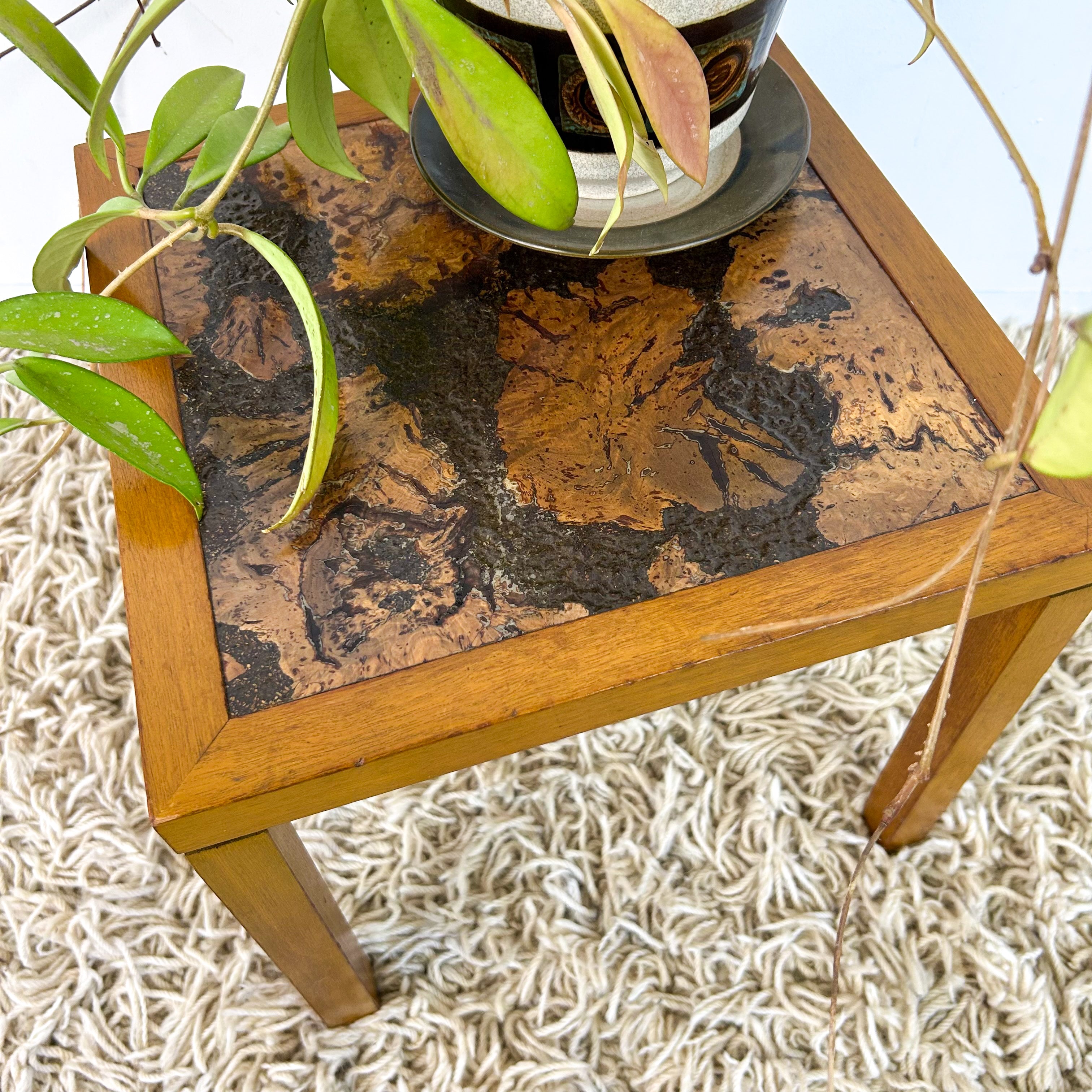 BURL SIDE TABLE - HEY JUDE WORKSHOP • Vintage furniture & objects Melbourne