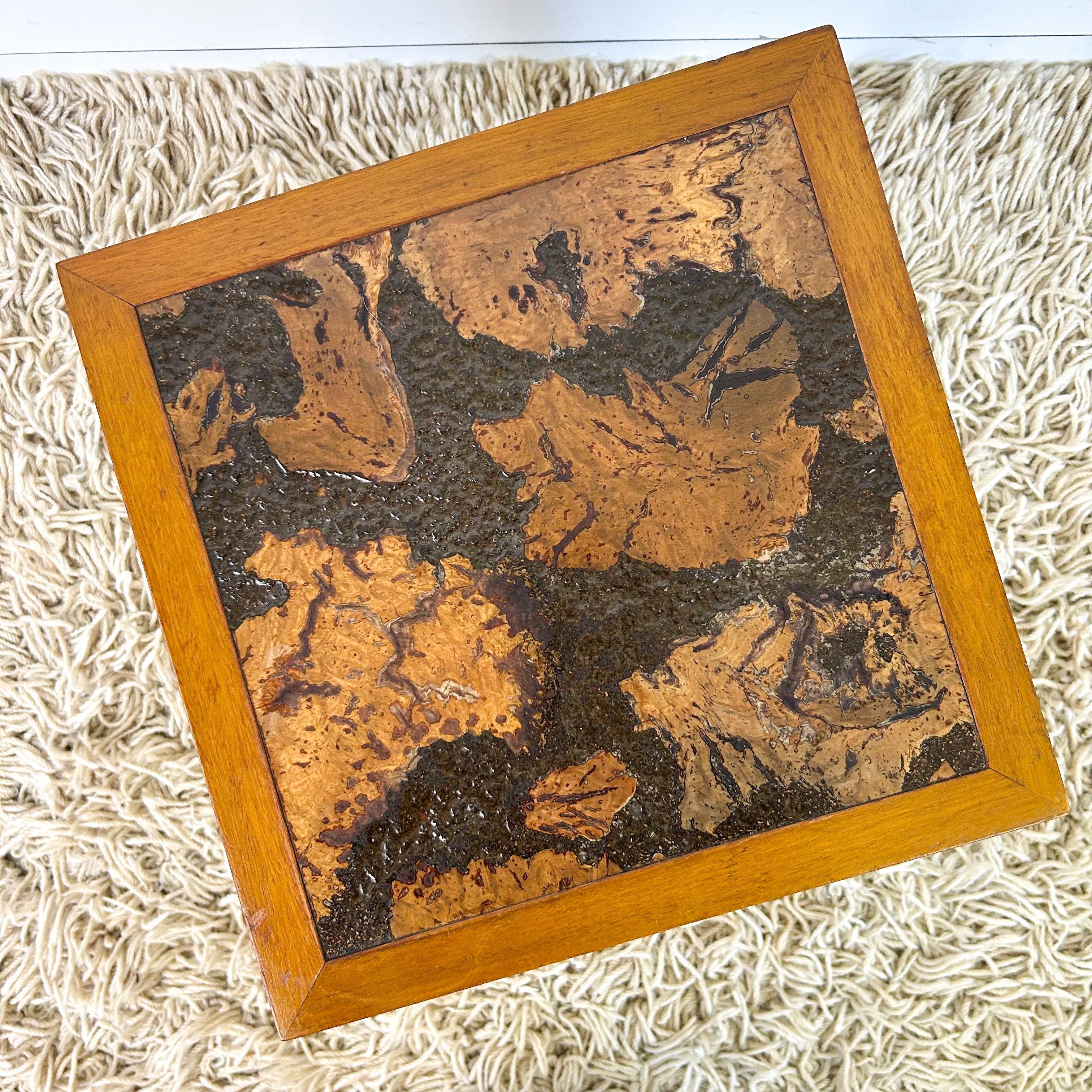 BURL SIDE TABLE - HEY JUDE WORKSHOP • Vintage furniture & objects Melbourne