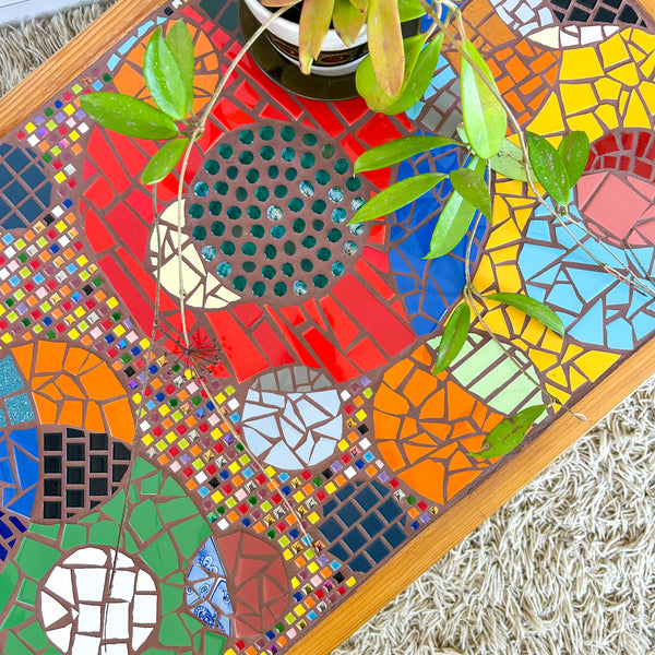 MOSAIC PINE COFFEE TABLE