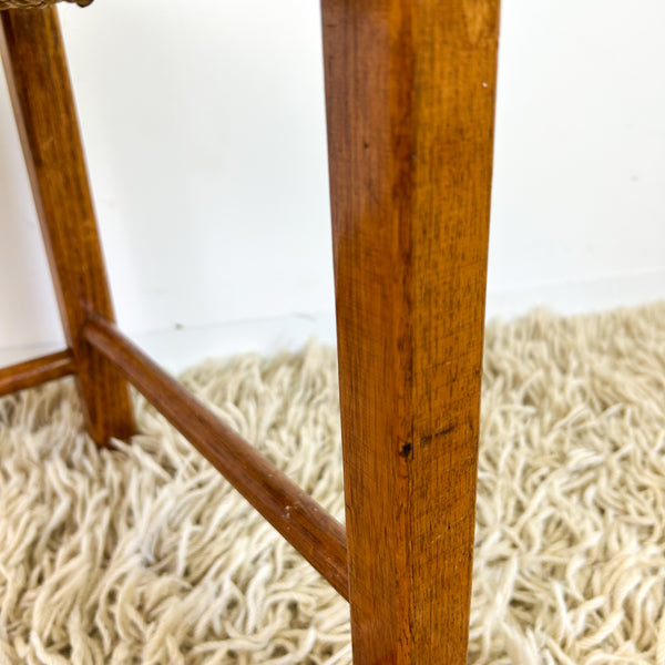 LOW WOVEN STOOL
