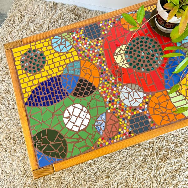 MOSAIC PINE COFFEE TABLE
